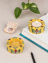 Blue Pottery T-Light Holder Set Of 2 Pcs.
